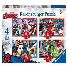 Ravensburger Παζλ 4 Σε 1 Avengers 