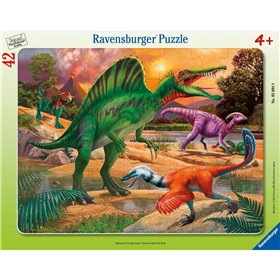 Ravensburger Παζλ Καρτέλα 42 Τεμ. Σπινόσαυρος  Ravensburger Παζλ Καρτέλα 42 Τεμ. Σπινόσαυρος