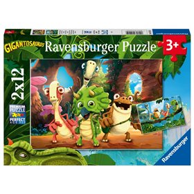 Ravensburger Παζλ 2X12 Τεμ. Γιγαντόσαυροι 