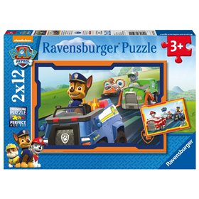 Ravensburger Παζλ 2X12 Τεμ. Paw Patrol Σε Δράση 