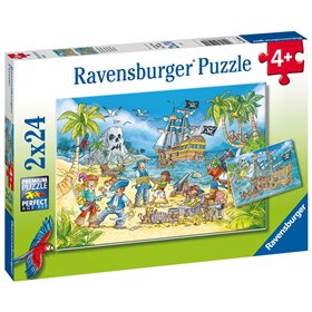 Ravensburger Παζλ 2X24 Τεμ. Πειρατές 