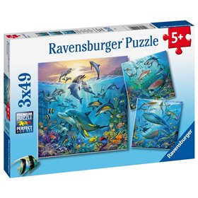 Ravensburger Παζλ 3X49 Τεμ. Στον Ωκεανό 