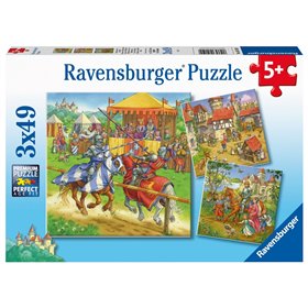 Ravensburger Παζλ 3X49 Τεμ. Ιππότες 
