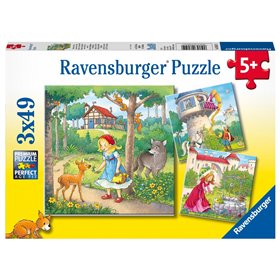 Ravensburger Παζλ 3X49 Τεμ. Μικρές Πριγκίπισσες 