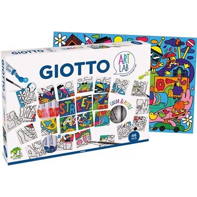 Giotto Σετ Δημιουργίας Maxi Art Lab Color And Puzzle! 