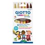 Giotto Turbo Maxi Skin Tones Μαρκαδόροι Χοντροί 6 Τεμάχια 