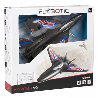 Silverlit Flybotic X-Twin Evo Τηλεκατευθυνόμενο Αεροπλάνο Για 8+ Χρονών 