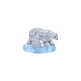 Crystal Puzzle Polar Bear 2 Πολικές Αρκούδες (40Pc)  Crystal Puzzle Polar Bear 2 Πολικές Αρκούδες (40Pc)