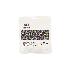 OEM Eco Chic Snood Face Mask Black Ditsy  OEM Eco Chic Snood Face Mask Black Ditsy