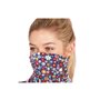 OEM Eco Chic Snood Face Mask Black Ditsy 