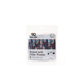 OEM Eco Chick Black Feather Snood  OEM Eco Chick Black Feather Snood