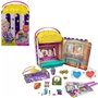 Mattel Polly Pocket Un-Box-It Playset, Popcorn Shape Box Σινεμά Ποπ Κορν Σετ 