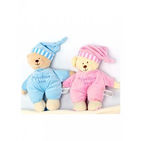 Christakopoulos Λούτρινο Αρκουδάκι Bedtime 30 Εκ. Καθισμένο - 2 Χρώματα 