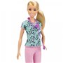 Mattel Barbie Nurse Blonde Κούκλα Νοσοκόμα 30 Εκ. 