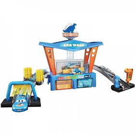 Mattel Disney Pixar Cars Color Changers Dinoco Car Wash Car Vehicle Playset, 23 Τεμάχια 