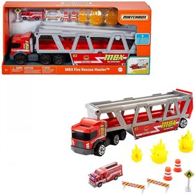 Mattel Matchbox Fire Rescue Hauler Πυροσβεστική Νταλίκα 