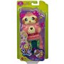 Mattel Polly Pocket Mini Σετάκια Flip And Reveal Tropical Sloth Βραδύποδας 