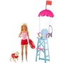 Mattel Barbie Lifeguard Playset Σετ Αθλητικά Επαγγέλματα Ξανθιά Κούκλα Ναυαγοσώστρια 