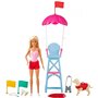 Mattel Barbie Lifeguard Playset Σετ Αθλητικά Επαγγέλματα Ξανθιά Κούκλα Ναυαγοσώστρια 