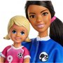 Mattel Barbie Soccer Coach Playset Σετ Αθλήματα Επαγγέλματα Καστανή Κούκλα Προπονήτρια 