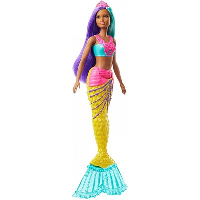 Mattel Barbie Dreamtopia Έκπληξη Γοργόνα Κούκλα Με Κίτρινη Ουρά 