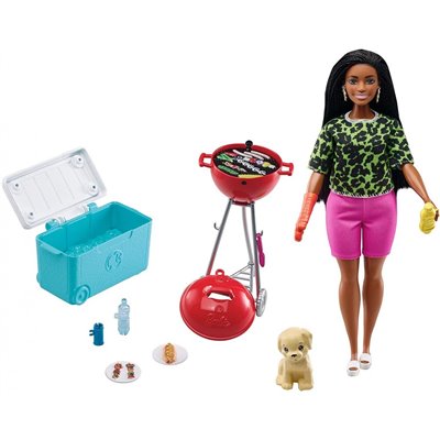 Mattel Barbie Έπιπλα Mini Playset BBQ Μπάρμπεκιου 