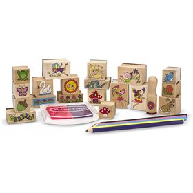Melissa and Doug Stamp-A-Scene Fairy Garden Σφραγίδες Κήπος Με Νεράιδες 