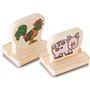 Melissa and Doug My First Wooden Stamp Set Με Ξύλινες Σφραγίδες - Ζώα Φάρμας 