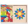 Melissa and Doug Pattern Blocks And Boards Ξύλινο Σετ Το Πρώτο Μου Τάγκραμ Με 120 Ξύλινα Σχήματα 