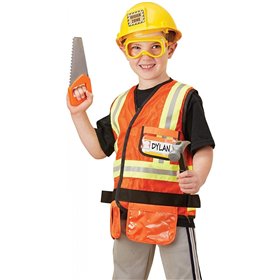 Melissa and Doug Construction Worker Role-Play Στολή Εργάτη Κατασκευών  Melissa and Doug Construction Worker Role-Play Στολή Εργάτη Κατασκευών