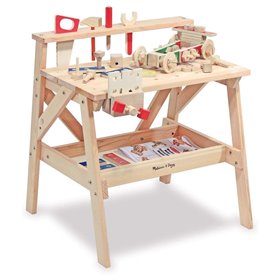 Melissa and Doug Wooden Project Solid Wood Workbench Ξύλινος Πάγκος Εργασίας 