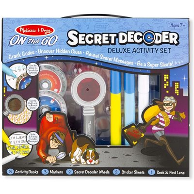 Melissa and Doug On The Go Secret Decoder Deluxe Σετ Δραστηριοτήτων 