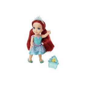 JAKKS PACIFIC Disney Princess Κούκλα Μικρή Γοργόνα Άριελ 15Εκ. Με Αξεσουάρ 