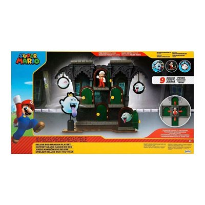 JAKKS PACIFIC Super Mario Deluxe Boo Mansion Σετ Παιχνιδιού 