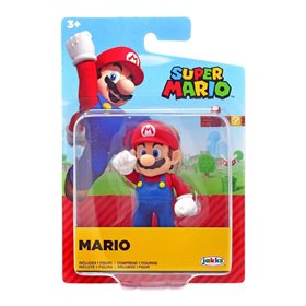 JAKKS PACIFIC Φιγούρες 6,5Cm Super Mario Wave 25 (Mario) 