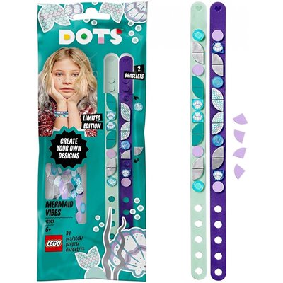 LEGO Dots Mermaid Vibes Bracelets Set Jewellery Βραχιόλια Αύρα Από Γοργόνες 