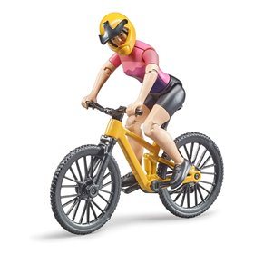 bruder Bworld Ποδήλατο Mountain Bike Με Γυναίκα Ποδηλάτη  bruder Bworld Ποδήλατο Mountain Bike Με Γυναίκα Ποδηλάτη