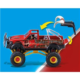 Playmobil Stunt Show Bull Monster Truck Κόκκινος Ταύρος 