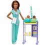 Mattel Barbie Baby Doctor Doll Σετ Επαγγέλματα Με Παιδάκια Και Ζωάκια - Γιατρός 