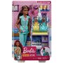 Mattel Barbie Baby Doctor Doll Σετ Επαγγέλματα Με Παιδάκια Και Ζωάκια - Γιατρός 