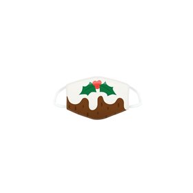 Puckator Christmas Pudding Face Covering - Large Χριστουγεννιάτικη Πουτίγκα  Puckator Christmas Pudding Face Covering - Large Χριστουγεννιάτικη Πουτίγκα