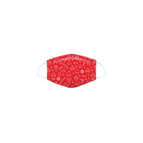 Puckator Red Christmas Icons Reusable Face Covering Επαναχρησιμοποιήσιμη - Μεγάλο  Puckator Red Christmas Icons Reusable Face Covering Επαναχρησιμοποιήσιμη - Μεγάλο