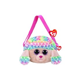 ty Χνουδωτό Τσαντάκι Ώμου Gear Rainbow Poodle Κανίς Πολύχρωμο  ty Χνουδωτό Τσαντάκι Ώμου Gear Rainbow Poodle Κανίς Πολύχρωμο