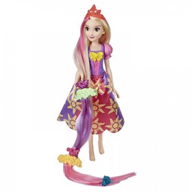 Hasbro Disney Princess Cut And Style Rapunzel Hair Fashion Doll Με Extensions Για Μαλλιά 