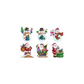 Christakopoulos 3D Αυτοκόλλητα Για Το Παράθυρο 13Χ16 Εκ. - 6 Σχέδια 