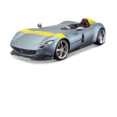 Bburago Ferrari - Race And Play 1:18 - Ferrari Στη Monza Sp1 Silver Ασημένια 