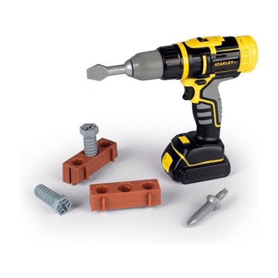 Smoby Stanley Mechanical Drill Μηχανικό Τρυπάνι Με Αξεσουάρ 