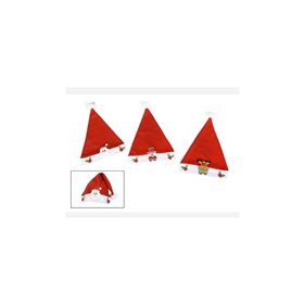 Christakopoulos Σκούφος Άγιος Βασίλης, Χιονάνθρωπος, Τάρανδος 30 X 35 Εκ. - 3 Σχέδια 