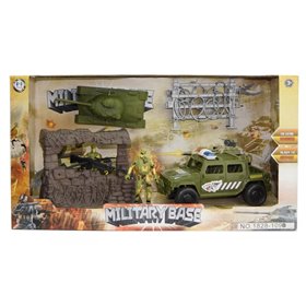  Military Base Στρατιωτικό Σετ Με Hummer Και Τανκ 