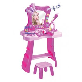  Τουαλέτα Ομορφιάς Με Φώτα Και Λειτουργίες 